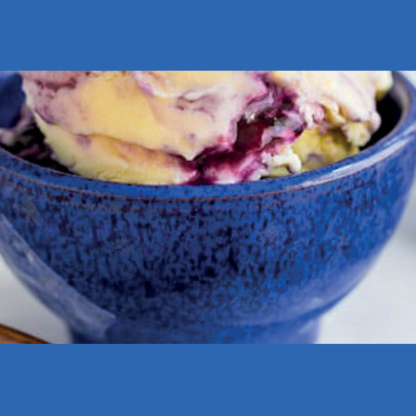 Bananen-Heidelbeer-Eis